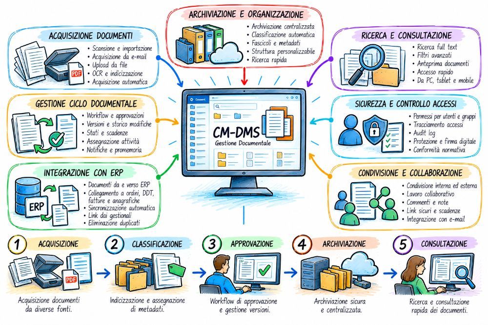CM-DMS gestione documentale integrata